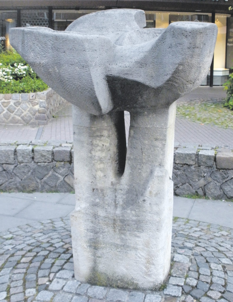 Das Denkmal der Weißen Rose in Hamburg Volksdorf