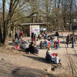 Der Spielplatz Schemannstraße ist beliebt. So oder ähnlich wird die Toilette aussehen