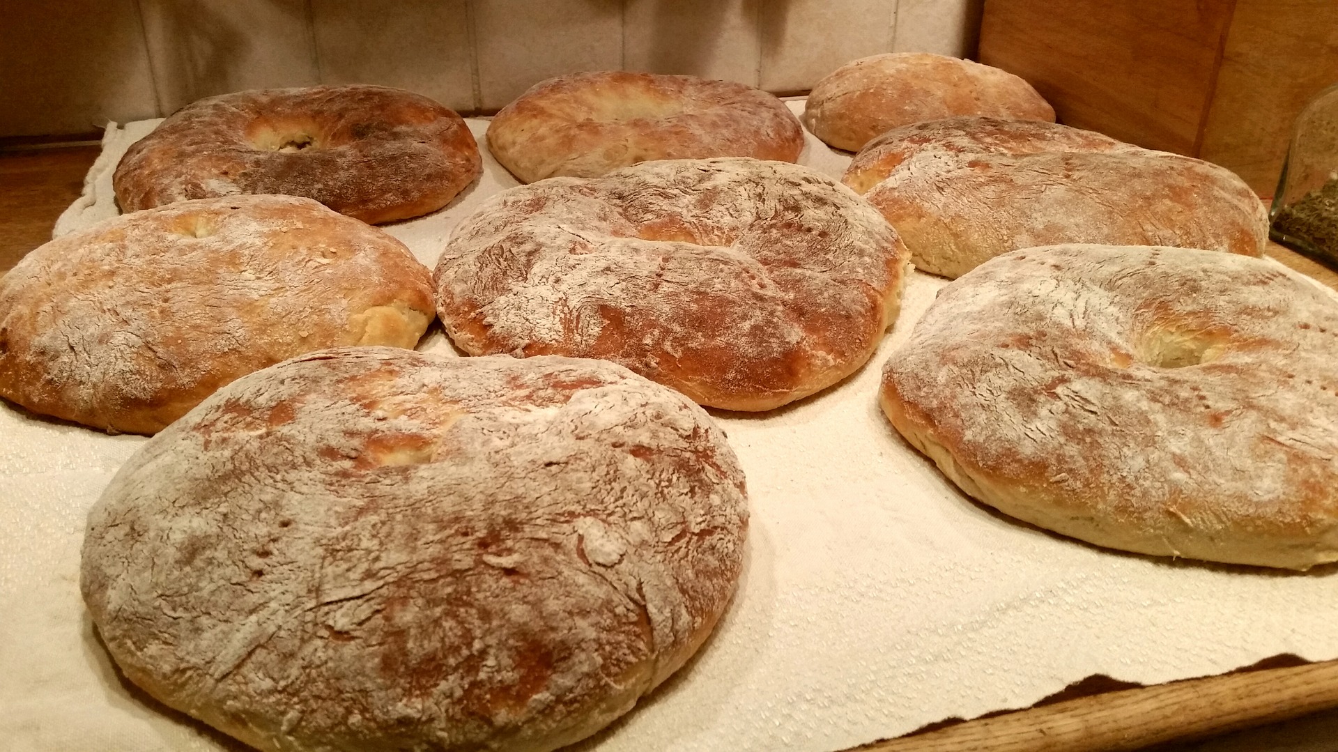 Brotverkauf im Museumsdorf