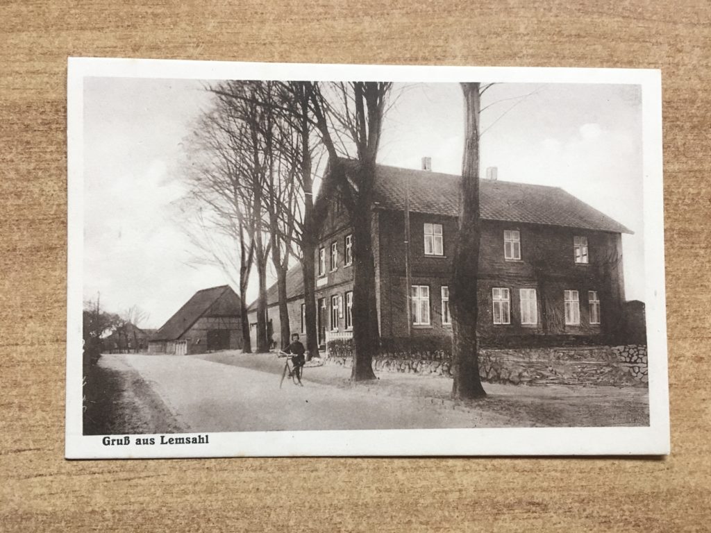 Alte Ansichtskarte von Lemsahl-Mellignstedt