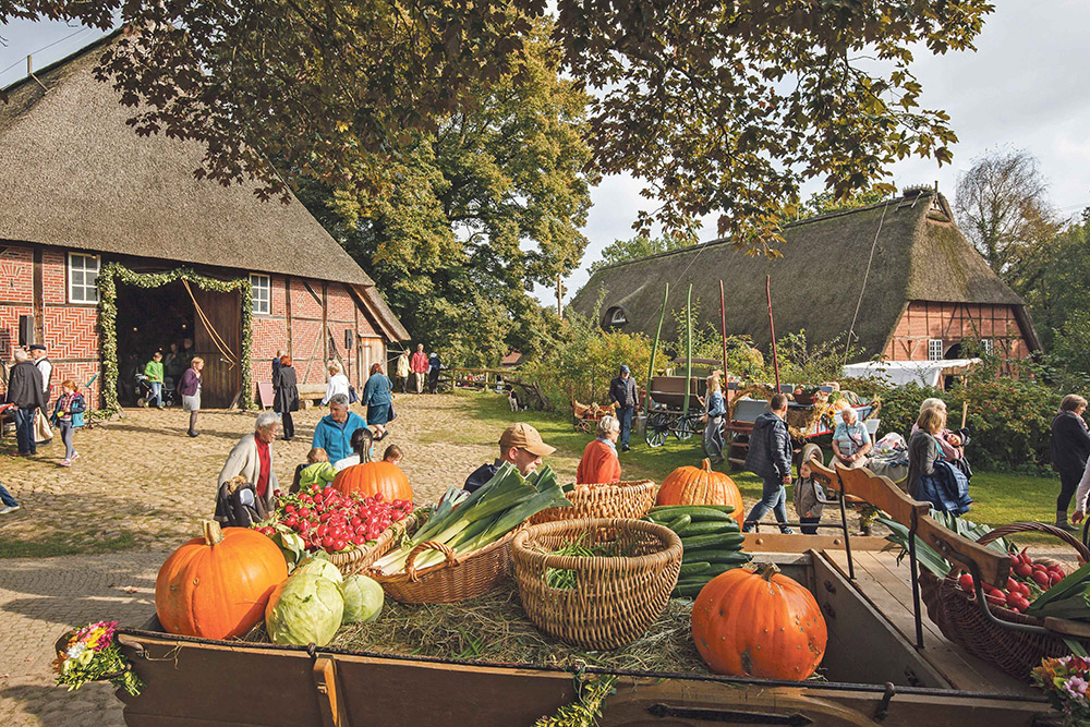 Erntefest mit  Ringreiten