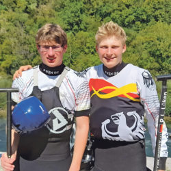 Lasse Johannsen (l.) und Paul Lukas Lüken freuen sich über zweimal Bronze.