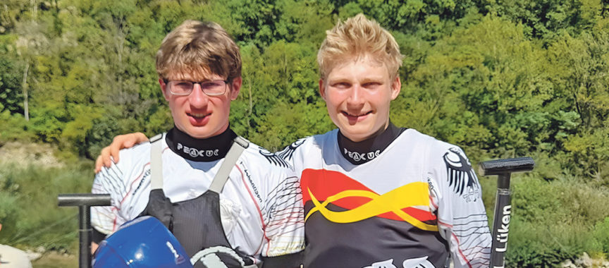 Lasse Johannsen (l.) und Paul Lukas Lüken freuen sich über zweimal Bronze.