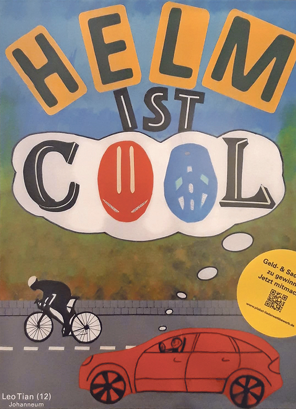 Poppenbüttel: "Helm ist cool" - Plakat-Ausstellung